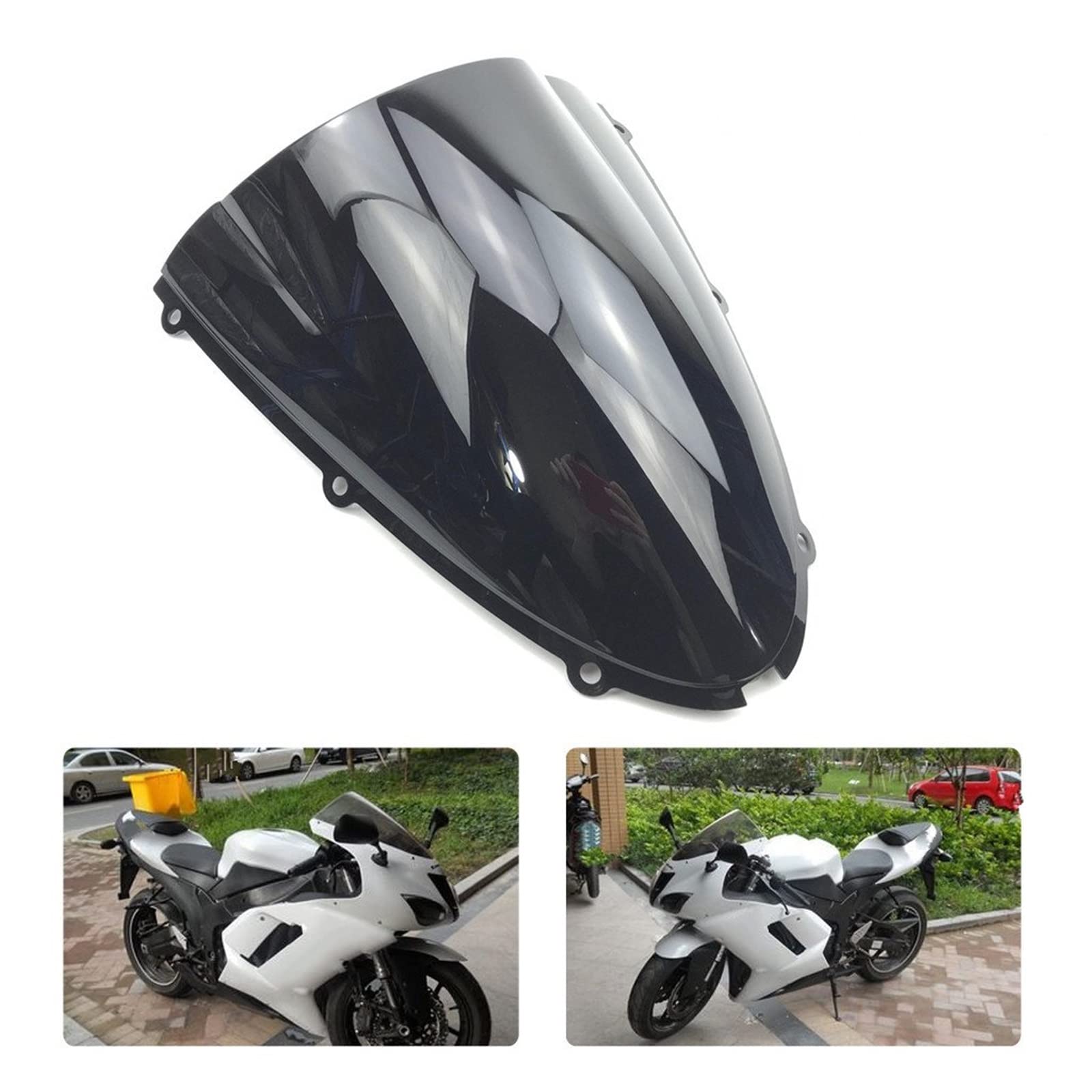 オートバイ バイク スクリーン 風防 カワサキ ZX6R 05-05 ZX10R ZX 6R